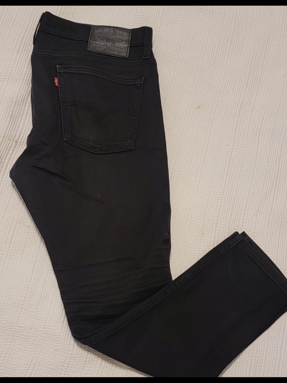 Levi's Black Slim Straight Men's Jeans 32x29